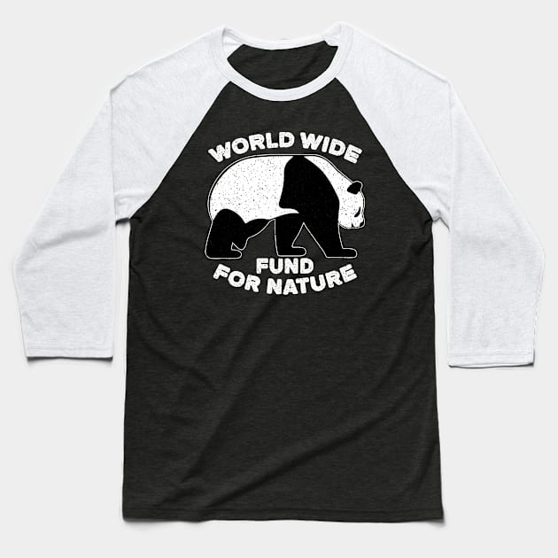 World Wide Fund For Nature Baseball T-Shirt by Whimsical Thinker